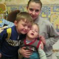 Главная няня Дианка,братик Руська и Тимка